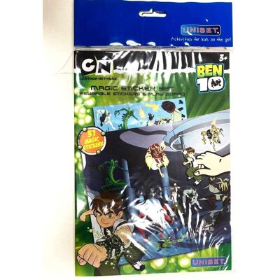 Van Der Doelen Ben 10 raamstickers met panorama Van Der Doelen Ben 10 raamstickers met panorama