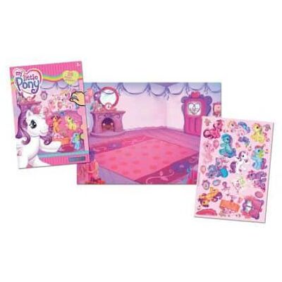 Van Der Doelen Raamstickers van my little pony met panorama Van Der Doelen Raamstickers van my little pony met panorama