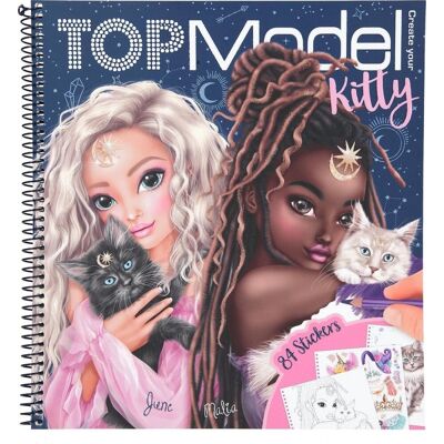 Van Der Doelen Topmodel - create your kitty in moonlight kleurboek Van Der Doelen Topmodel - create your kitty in moonlight kleurboek