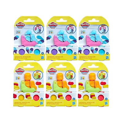 Hasbro Play-doh mini food truck playset assorti 12 stuks Hasbro Play-doh mini food truck playset assorti 12 stuks