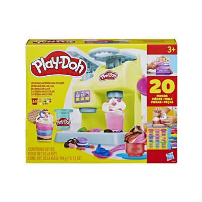 Hasbro Playdoh regenboog shimmer cafe speelset Hasbro Playdoh regenboog shimmer cafe speelset