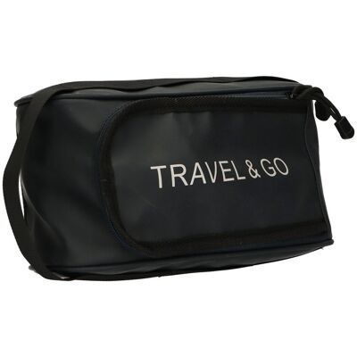 Traveller Toilettas travel & go donkerblauw 15,5cm x 13,5cm Traveller Toilettas travel & go donkerblauw 15,5cm x 13,5cm
