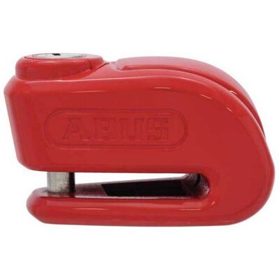 ABUS Motorslot - scooterslot schijfremslot met alarm - 370 trigger alarm 2.0 - security level 9 - rood - geschikt voor motoren - scooters ABUS Motorslot - scooterslot schijfremslot met alarm - 370 trigger alarm 2.0 - security level 9 - rood - geschikt voor motoren - scooters