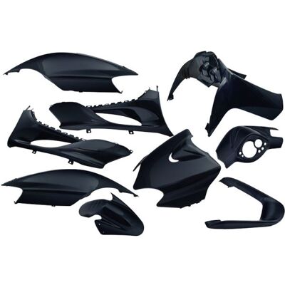 Edge Plaatset 9-delig voor yamaha jog r/ mbk machg - metallic zwart Zwart Edge Plaatset 9-delig voor yamaha jog r/ mbk machg - metallic zwart Zwart