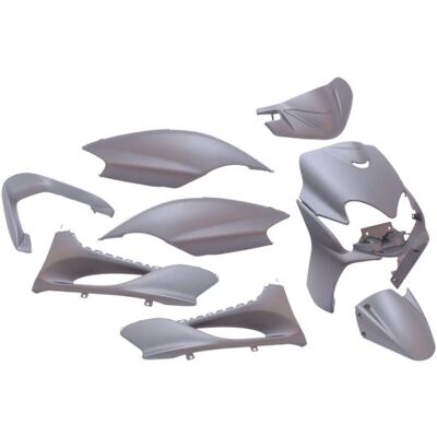 Edge Plaatset 9-delig voor yamaha jog r/ mbk machg - mat grijs Grijs Edge Plaatset 9-delig voor yamaha jog r/ mbk machg - mat grijs Grijs