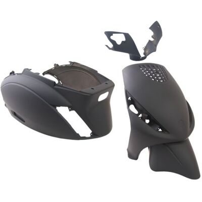 Edge Plaatset 4-delig voor piaggio zip/zip 2000 2t/4t vanaf bouwjaar 2000 - mat zwart Zwart Edge Plaatset 4-delig voor piaggio zip/zip 2000 2t/4t vanaf bouwjaar 2000 - mat zwart Zwart