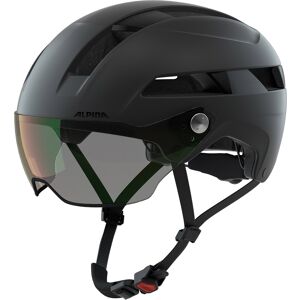Alpina sports urban helm soho visor v 52-56 mat zwart Zwart Alpina sports urban helm soho visor v 52-56 mat zwart Zwart