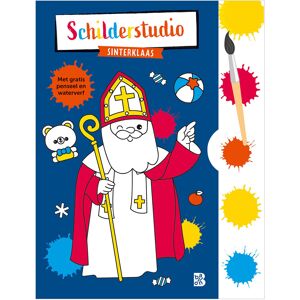 Standaard Uitgeverij Kleurboek met verfpalet en penseel sinterklaas Multi kleuren Standaard Uitgeverij Kleurboek met verfpalet en penseel sinterklaas Multi kleuren