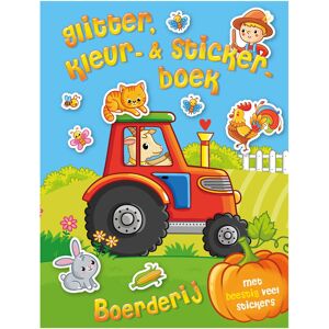 Mondikaarten Glitter-, kleur- en stickerboek - boerderij Mondikaarten Glitter-, kleur- en stickerboek - boerderij