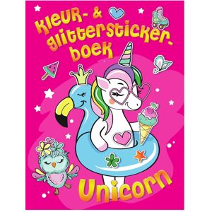 Mondikaarten Kleur- & glitter stickerboek unicorn Mondikaarten Kleur- & glitter stickerboek unicorn