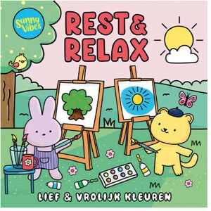 Lantaarn Publishers Kleurboek sunny vibes - rest & relax Multi kleuren Lantaarn Publishers Kleurboek sunny vibes - rest & relax Multi kleuren