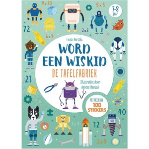 Rebo Publishers Tafelfabriek - wiskid Multi kleuren Rebo Publishers Tafelfabriek - wiskid Multi kleuren