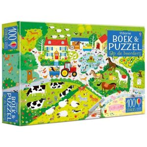 Usborne Boek en puzzel op de boerderij Usborne Boek en puzzel op de boerderij