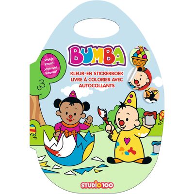 Studio 100 Bumba kleur- en stickerboek pasen Studio 100 Bumba kleur- en stickerboek pasen