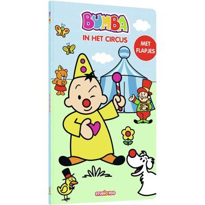 Studio 100 Bumba kartonboek met flapjes - in het circus Studio 100 Bumba kartonboek met flapjes - in het circus