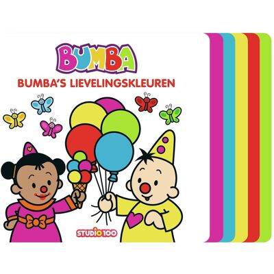 Studio 100 Bumba kartonboek met trapjes - bumba's lievelingskleuren Studio 100 Bumba kartonboek met trapjes - bumba's lievelingskleuren