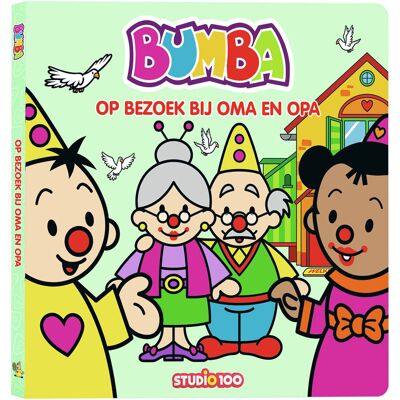 Studio 100 Bumba kartonboek - op bezoek bij oma en opa Studio 100 Bumba kartonboek - op bezoek bij oma en opa