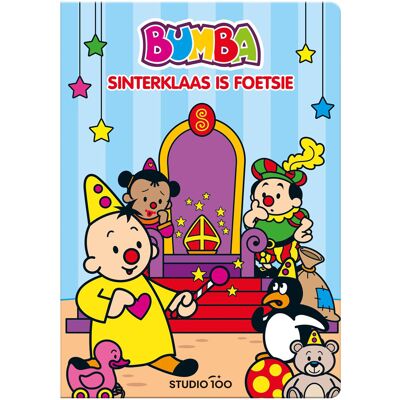 Studio 100 Bumba kartonboek - sinterklaas is foetsie! Multi kleuren Studio 100 Bumba kartonboek - sinterklaas is foetsie! Multi kleuren