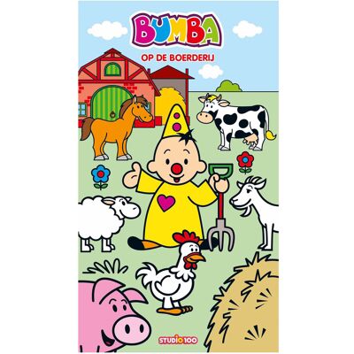 Studio 100 Bumba kartonboek - op de boerderij Multi kleuren Studio 100 Bumba kartonboek - op de boerderij Multi kleuren
