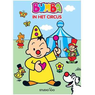 Studio 100 Bumba kartonboek a4 - in het circus Multi kleuren Studio 100 Bumba kartonboek a4 - in het circus Multi kleuren