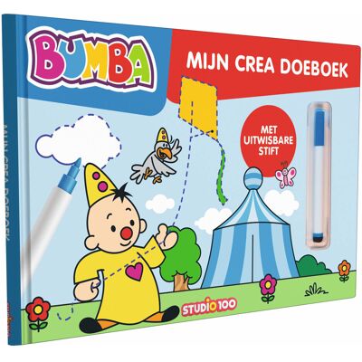 Studio 100 Bumba kartonboek - mijn crea doeboek Multi kleuren Studio 100 Bumba kartonboek - mijn crea doeboek Multi kleuren