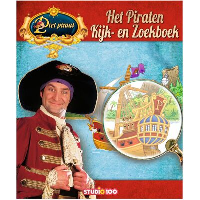 Studio 100 Piet piraat zoekboek - het grote kijk en zoekboek Multi kleuren Studio 100 Piet piraat zoekboek - het grote kijk en zoekboek Multi kleuren