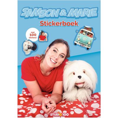 Studio 100 Samson & marie stickerboek - 100 stickers Multi kleuren Studio 100 Samson & marie stickerboek - 100 stickers Multi kleuren