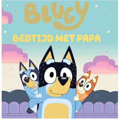 Big Balloon Bluey bedtijd met papa Multi kleuren Big Balloon Bluey bedtijd met papa Multi kleuren