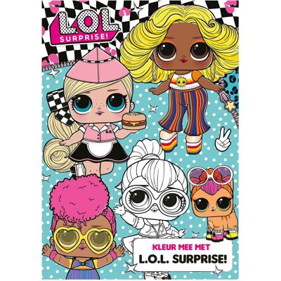 Big Balloon Kleur mee met l.o.l. surprise! Multi kleuren Big Balloon Kleur mee met l.o.l. surprise! Multi kleuren