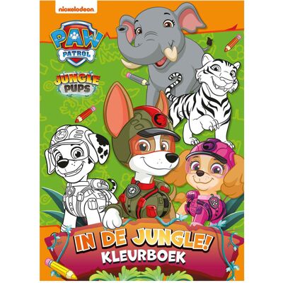 Big Balloon Paw patrol in de jungle kleurboek Multi kleuren Big Balloon Paw patrol in de jungle kleurboek Multi kleuren