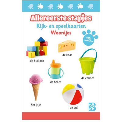 Standaard Uitgeverij Kijk- en speelkaarten woordjes Multi kleuren Standaard Uitgeverij Kijk- en speelkaarten woordjes Multi kleuren