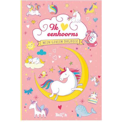 Standaard Uitgeverij Mijn geheim dagboek - eenhoorns Multi kleuren Standaard Uitgeverij Mijn geheim dagboek - eenhoorns Multi kleuren
