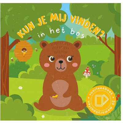 Lantaarn Publishers Kun je mij vinden? in het bos voorleesboek en 20 memokaarten Multi kleuren Lantaarn Publishers Kun je mij vinden? in het bos voorleesboek en 20 memokaarten Multi kleuren