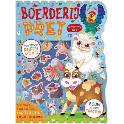 Rebo Publishers Boerderijpret stickerplezier stickerboek Multi kleuren Rebo Publishers Boerderijpret stickerplezier stickerboek Multi kleuren