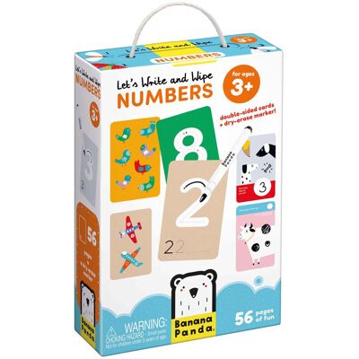Banana Panda - laten we nummers schrijven en wissen Multi Kleuren Banana Panda - laten we nummers schrijven en wissen Multi Kleuren