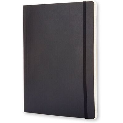Moleskine classic notitieboek - extra large - softcover - gelinieerd - zwart Moleskine classic notitieboek - extra large - softcover - gelinieerd - zwart