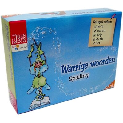 Scala warrige woorden - spelling oefenen met kwartetspel - 1-4 spelers Scala warrige woorden - spelling oefenen met kwartetspel - 1-4 spelers