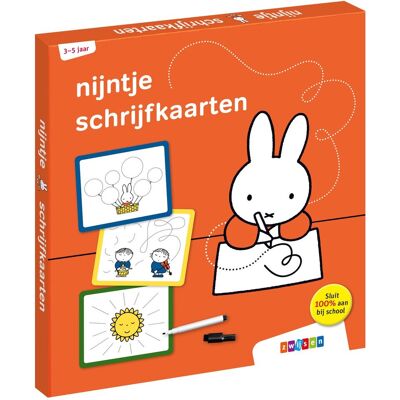 Nijntje edutainment - schrijfkaarten Multi kleuren Nijntje edutainment - schrijfkaarten Multi kleuren
