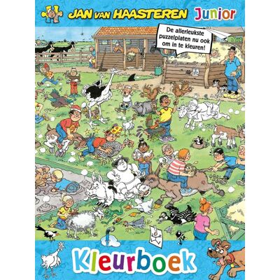 Big Balloon Jan van haasteren junior kleurboek Multi kleuren Big Balloon Jan van haasteren junior kleurboek Multi kleuren