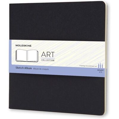 Moleskine art schetsalbum - vierkant (19x19) - softcover - zwart Moleskine art schetsalbum - vierkant (19x19) - softcover - zwart