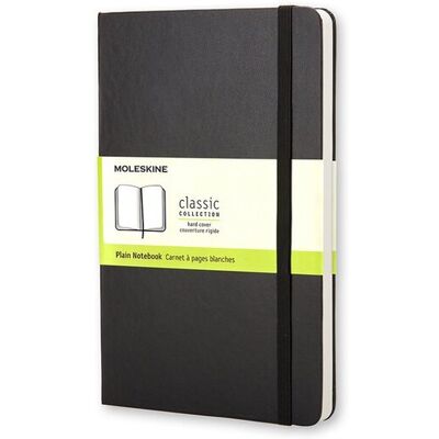 Moleskine classic notitieboek - pocket - hardcover - blanco - zwart Moleskine classic notitieboek - pocket - hardcover - blanco - zwart