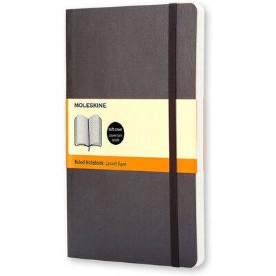 Moleskine classic notitieboek - pocket - softcover - gelinieerd - zwart Moleskine classic notitieboek - pocket - softcover - gelinieerd - zwart