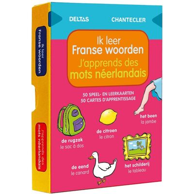 Deltas Speel- en leerkaarten - ik leer franse woorden Multi kleuren Deltas Speel- en leerkaarten - ik leer franse woorden Multi kleuren