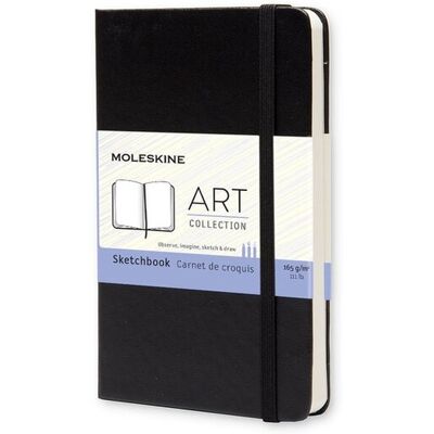 Moleskine art schetsboek - pocket - hardcover - zwart Moleskine art schetsboek - pocket - hardcover - zwart