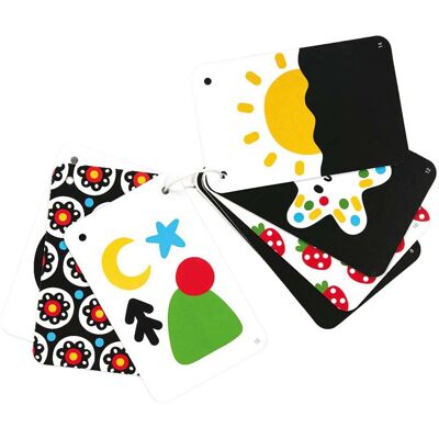 Banana Panda - hoogcontrast babykaarten - 0-3 maanden Multi kleuren Banana Panda - hoogcontrast babykaarten - 0-3 maanden Multi kleuren