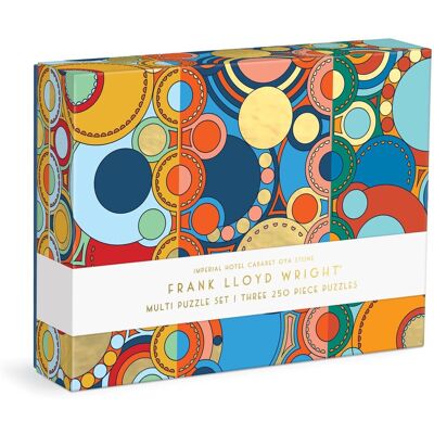 Imp Frank lloyd wright erial hotel multi puzzle set Imp Frank lloyd wright erial hotel multi puzzle set