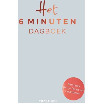 Spectrum Het 6 minuten dagboek - blauw Spectrum Het 6 minuten dagboek - blauw