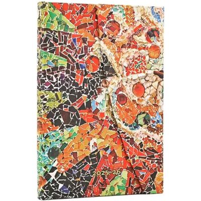 Paperblanks 2026 gaudi's sun (gaudi's mosaics) mini 18-month horizontal hardcover flexi dayplanner 2025-2026 (wrap closure) Paperblanks 2026 gaudi's sun (gaudi's mosaics) mini 18-month horizontal hardcover flexi dayplanner 2025-2026 (wrap closure)