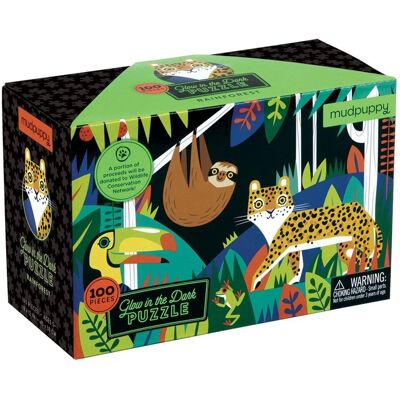 Mudpuppy Puzzle - rainforest glow in the dark Mudpuppy Puzzle - rainforest glow in the dark