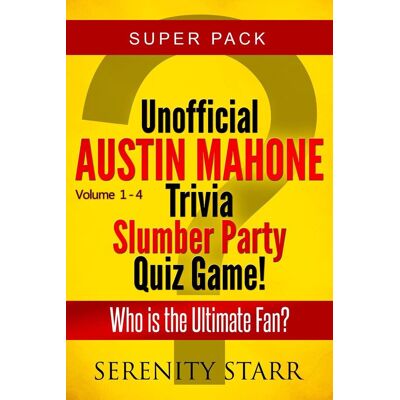 Ty Unofficial austin mahone trivia slumber par quiz game super pack volumes 1-4 Ty Unofficial austin mahone trivia slumber par quiz game super pack volumes 1-4
